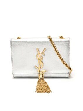 Saint Laurent Yves Shoulder Bag Tassel YSL Logo